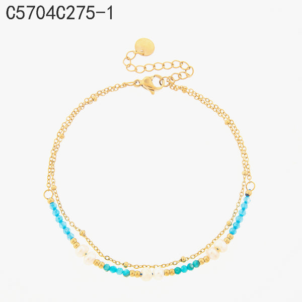 Bracciale Avvolgente Triplo per Charm in Pelle Rossa con Bracciale Avvolgente Triplo per Charm in Pelle Rossa con